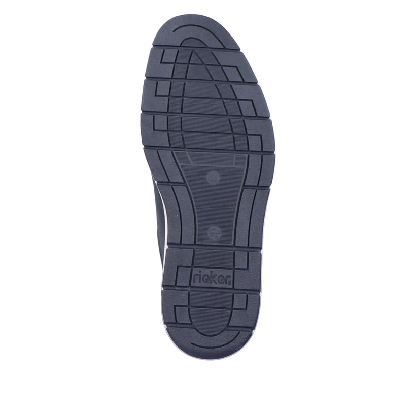 Rieker Artikelnummer 11301-14 Rieker Herren Schnürschuhe marineblau-orange Fabrikverkauf