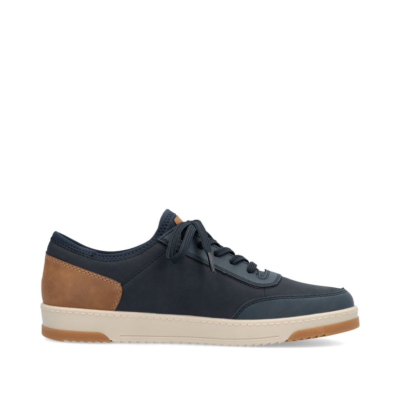 Rieker Artikelnummer 17550-14 Rieker Herren Sneaker Low pazifikblau-nougatbraun Meist gekauft