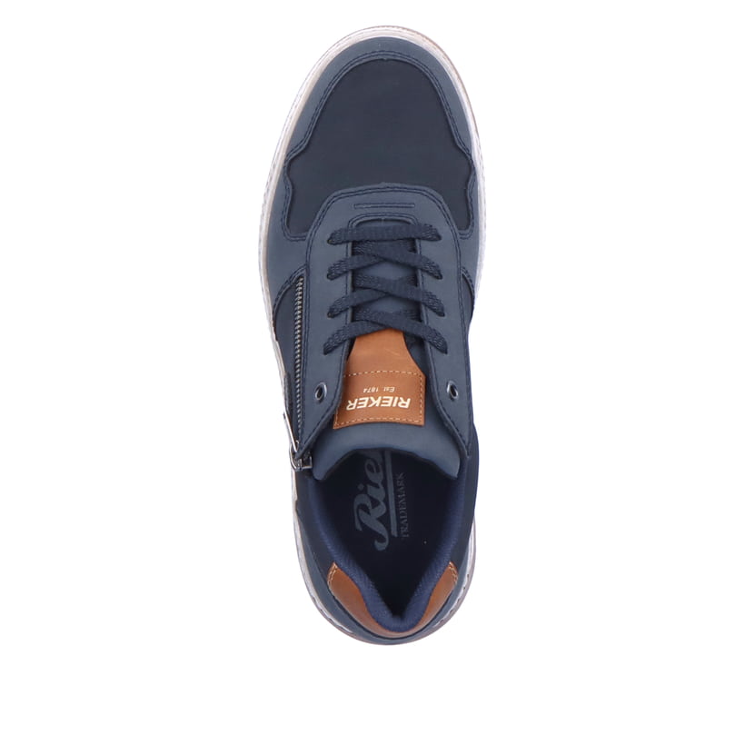Rieker Artikelnummer 37029-14 Rieker Herren Sneaker Low meeresblau Blitzverkäufe