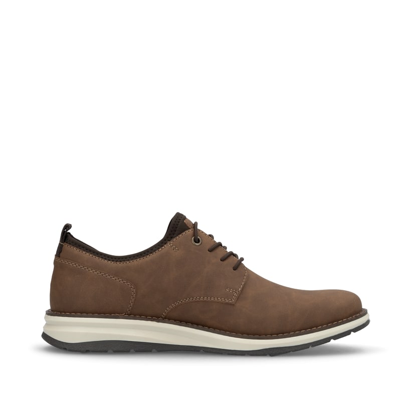 Rieker Artikelnummer 14702-24 Rieker Herren Schnürschuhe nougatbraun Kostenloser Versand