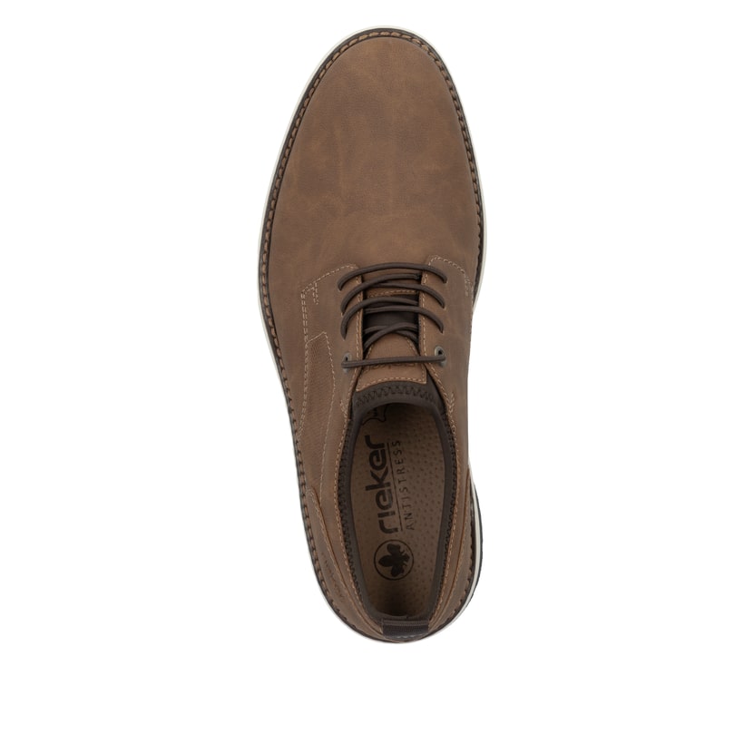 Rieker Artikelnummer 14702-24 Rieker Herren Schnürschuhe nougatbraun Kostenloser Versand