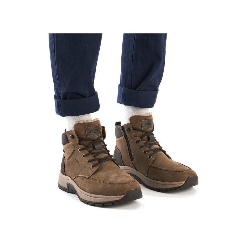 Rieker Artikelnummer 11020-24 Rieker Herren Schnürstiefel beigebraun Limitierter Zeitrabatt