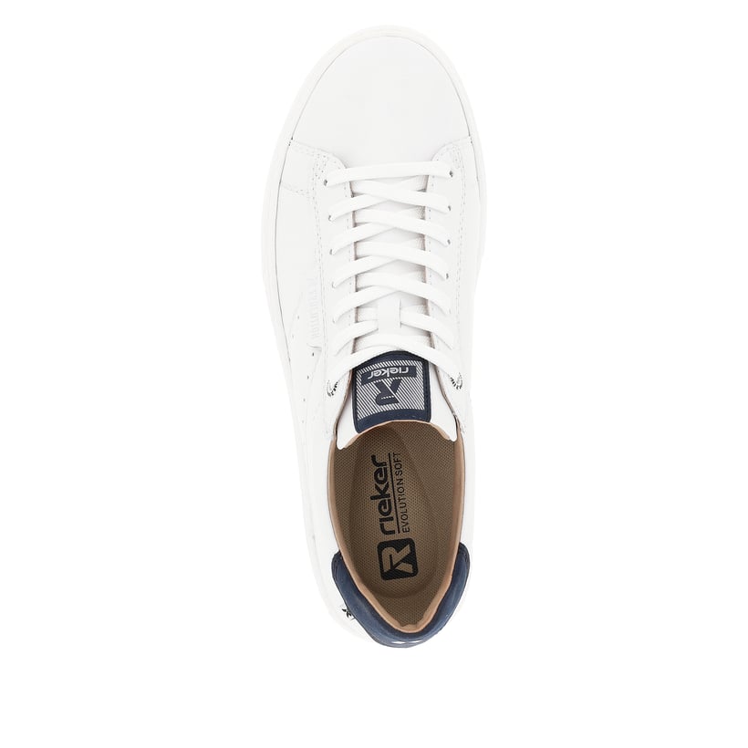 Rieker Artikelnummer U0704-80 Rieker Herren Sneaker Low pearl white Fabrikpreis