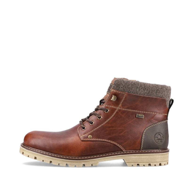 Rieker Artikelnummer F3641-23 Rieker Herren Schnürstiefel kastanienbraun