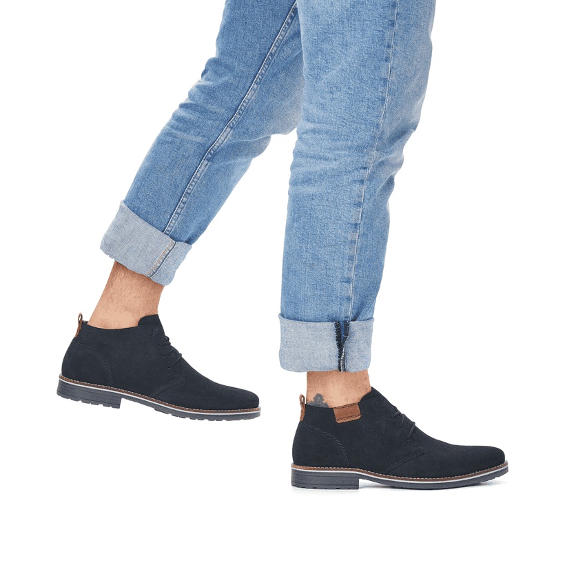 Rieker Artikelnummer 33206-14 Rieker Herren Schnürschuhe marineblau Versandkostenfrei