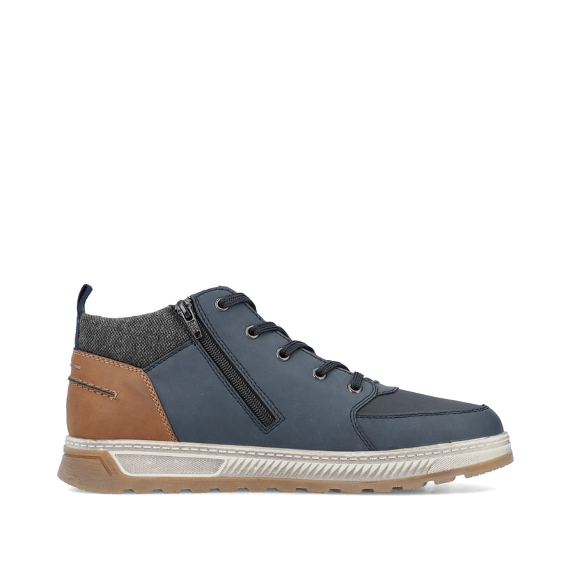 Rieker Artikelnummer 37011-14 Rieker Herren Schnürstiefel atlantikblau Flash Sale