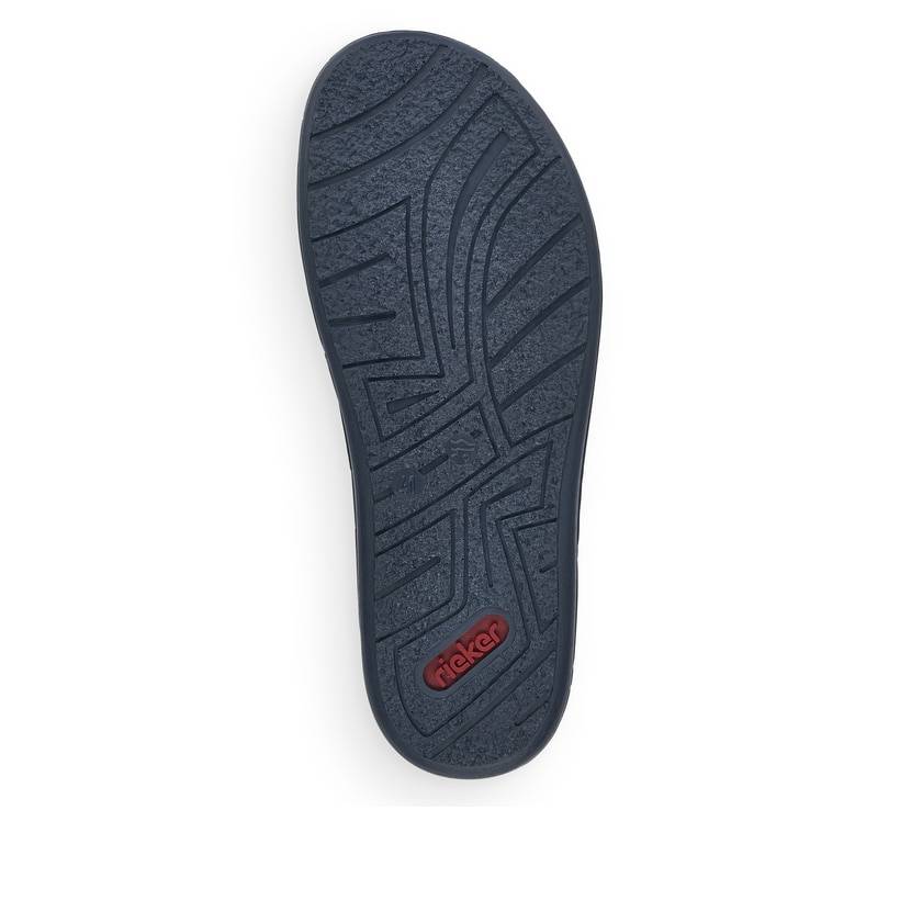 Rieker Artikelnummer 21098-14 Rieker Herren Pantoletten ozeanblau-nussbraun Begrenztes Angebot
