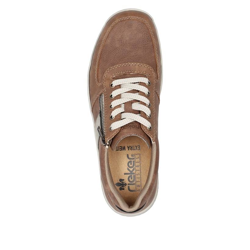 Rieker Artikelnummer 03500-24 Rieker Herren Schnürschuhe nougatbraun Exklusivangebot
