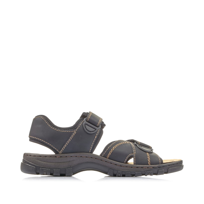 Rieker Artikelnummer 25051-01 Rieker Herren Trekkingsandalen graphitschwarz Cyber Monday