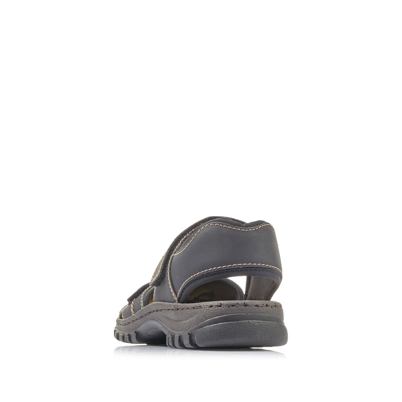 Rieker Artikelnummer 25051-01 Rieker Herren Trekkingsandalen graphitschwarz Cyber Monday