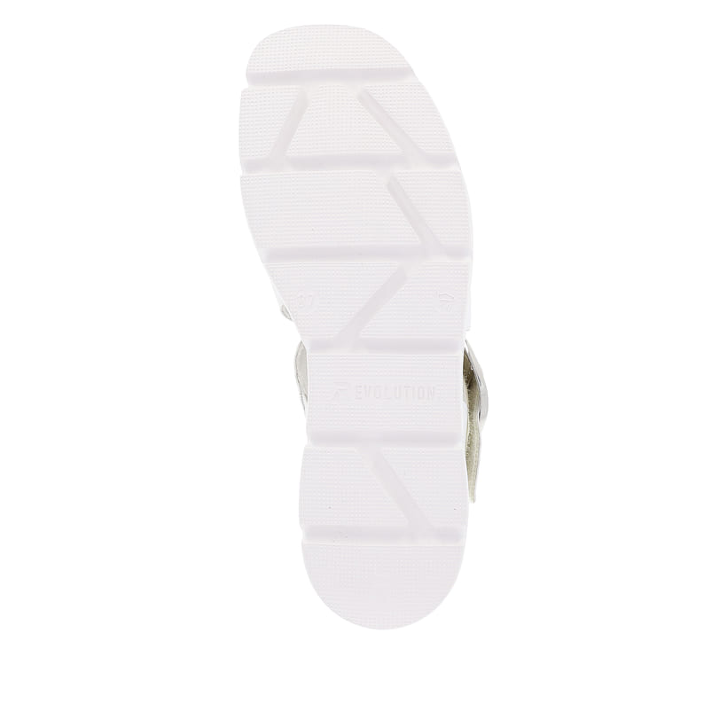 Rieker Artikelnummer W1550-80 Rieker Damen Keilsandaletten antique white Vatertagsangebot