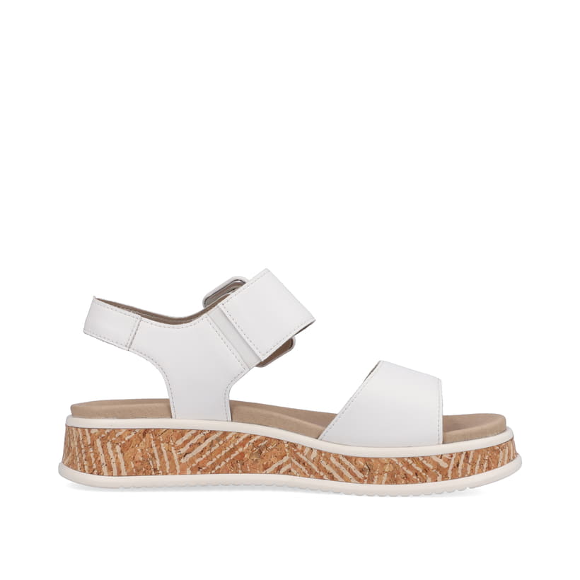 Rieker Artikelnummer W0800-80 Rieker Damen Riemchensandalen brilliant white Valentinstagsangebot
