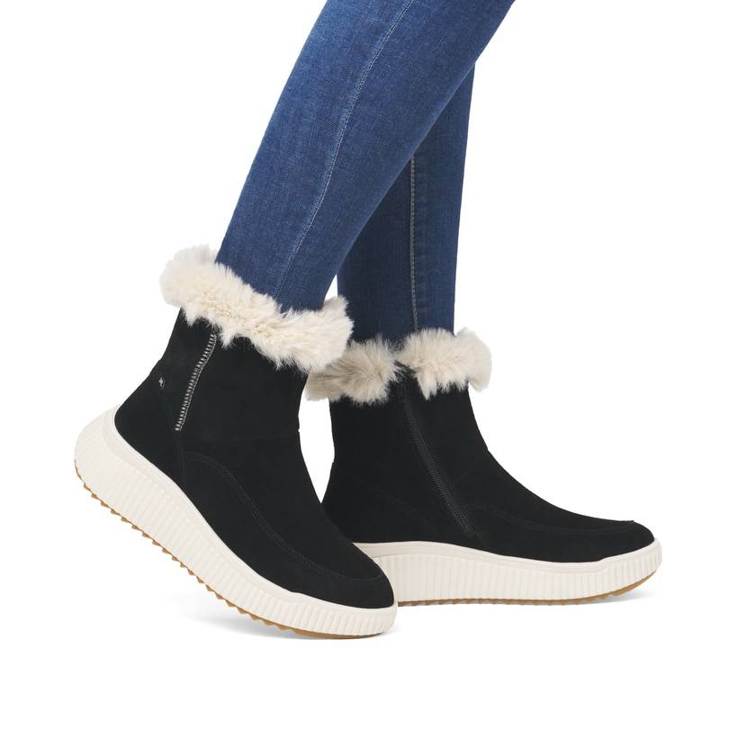 Rieker Artikelnummer W1772-00 Rieker Damen Kurzstiefel urbanschwarz Top Angebot