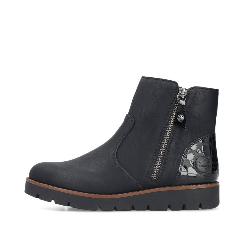 Rieker Artikelnummer 44950-00 Rieker Damen Kurzstiefel urbanschwarz
