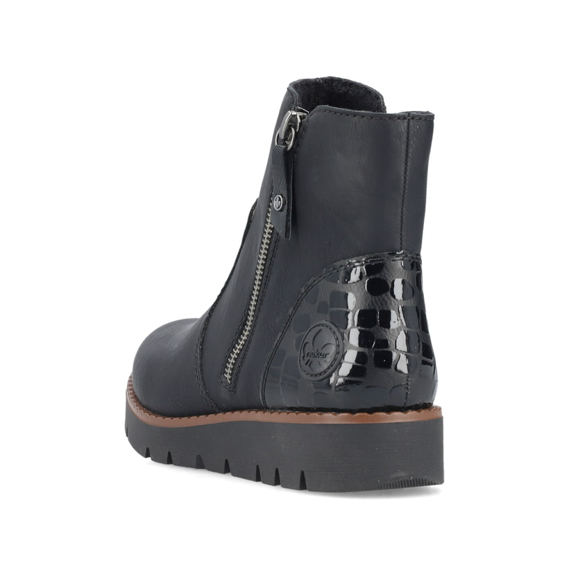 Rieker Artikelnummer 44950-00 Rieker Damen Kurzstiefel urbanschwarz Neueste Mode