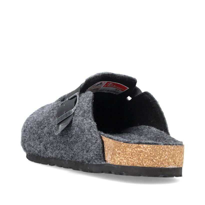 Rieker Artikelnummer 22181-45 Rieker Herren Clogs asphaltgrau Zeitlich begrenztes Angebot
