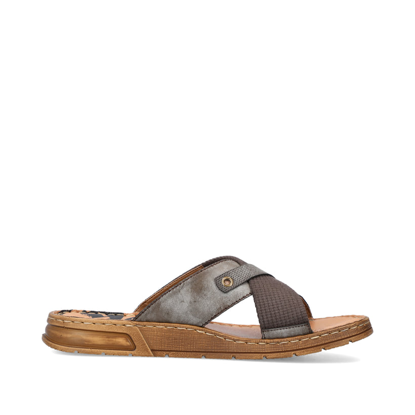 Rieker Artikelnummer 21252-25 Rieker Herren Pantoletten mokka Bestseller