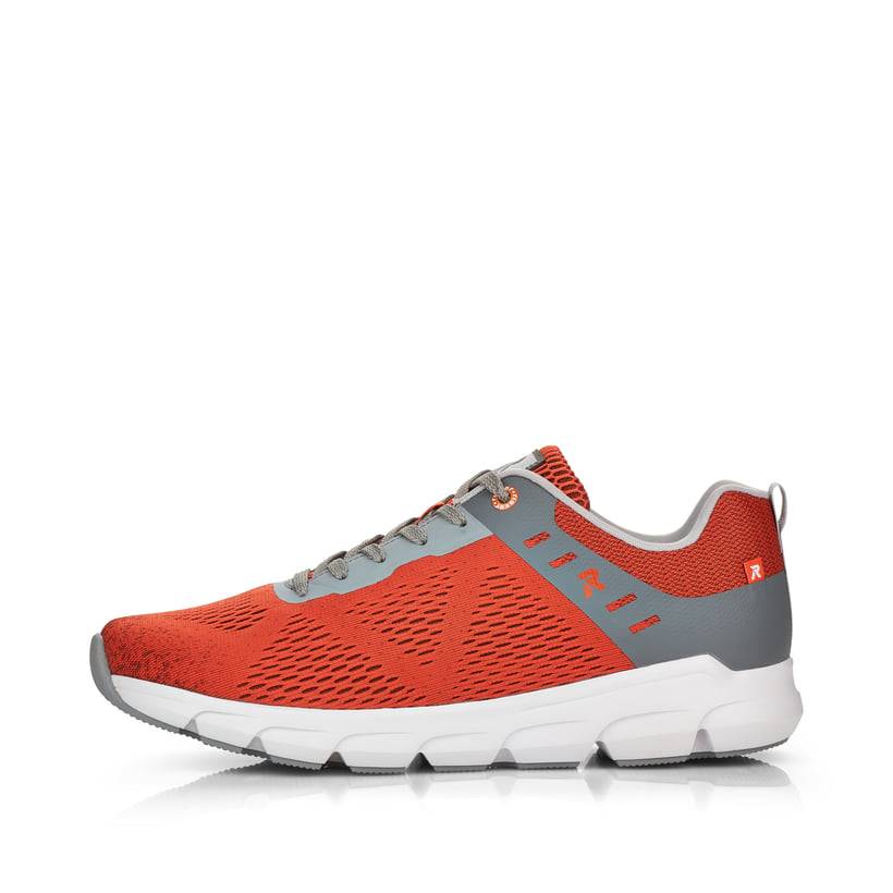 Rieker Artikelnummer 07806-38 Rieker Herren Sneaker Low rust-orange grey Saisonale Angebote