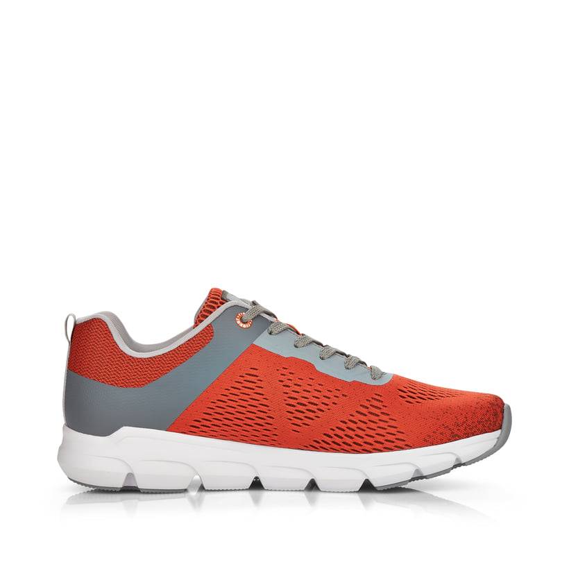 Rieker Artikelnummer 07806-38 Rieker Herren Sneaker Low rust-orange grey Saisonale Angebote