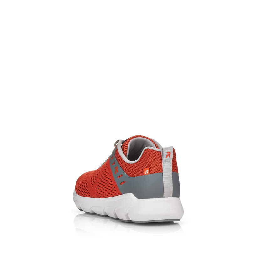 Rieker Artikelnummer 07806-38 Rieker Herren Sneaker Low rust-orange grey Saisonale Angebote