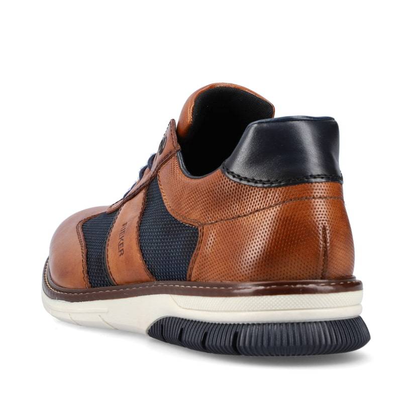 Rieker Artikelnummer 14410-24 Rieker Herren Schnürschuhe zimtbraun-ozeanblau Tägliche Deals