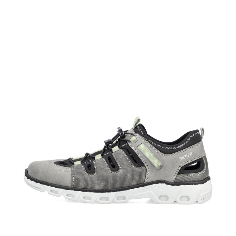 Rieker Artikelnummer 14508-40 Rieker Herren Slipper asphaltgrau