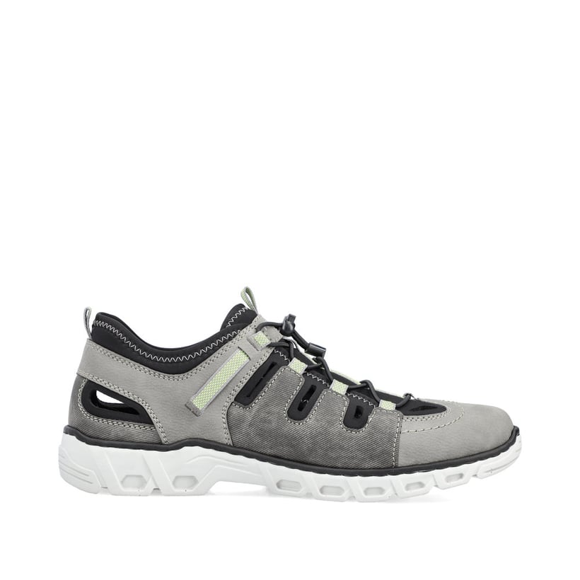 Rieker Artikelnummer 14508-40 Rieker Herren Slipper asphaltgrau Riesige Ersparnisse