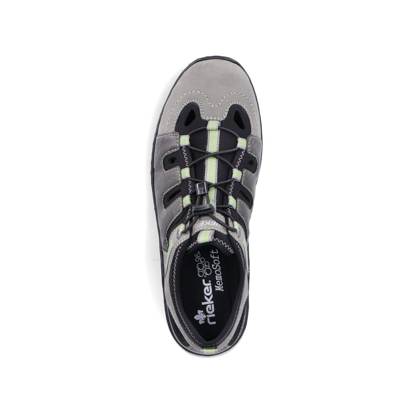 Rieker Artikelnummer 14508-40 Rieker Herren Slipper asphaltgrau Riesige Ersparnisse