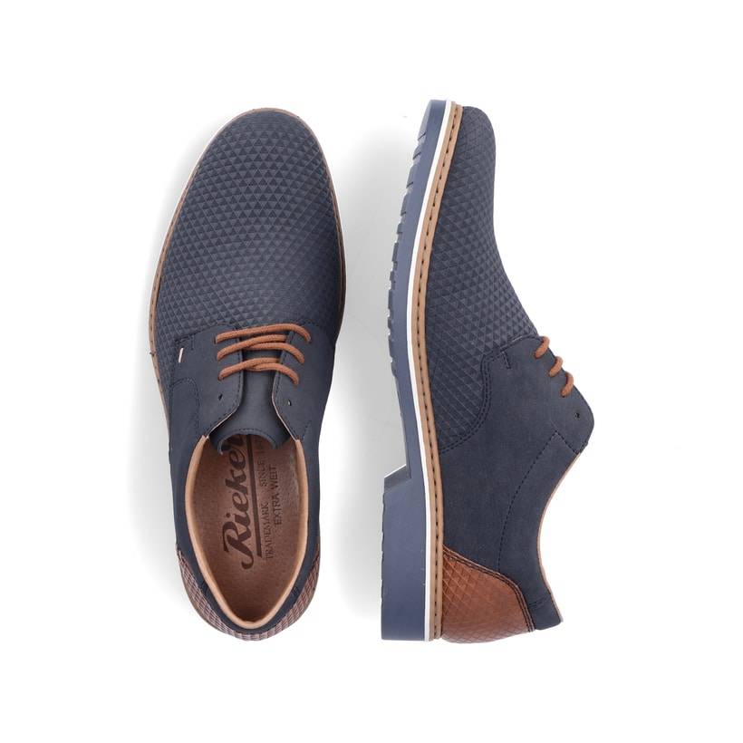 Rieker Artikelnummer 16504-16 Rieker Herren Schnürschuhe marineblau VIP-Rabatte
