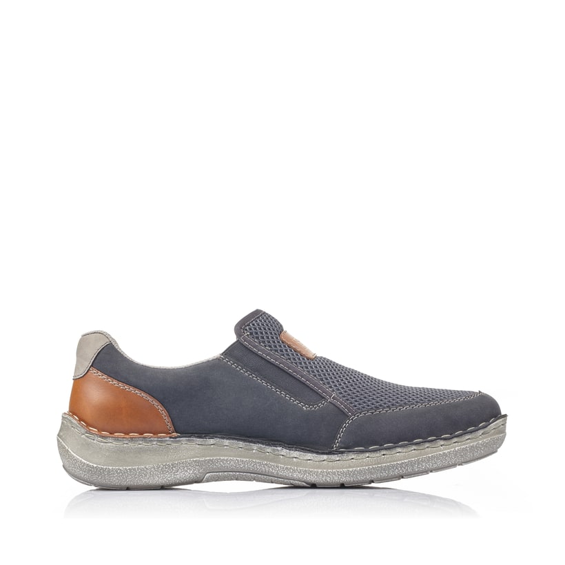 Rieker Artikelnummer 03053-14 Rieker Herren Slipper marineblau Tiefpreis