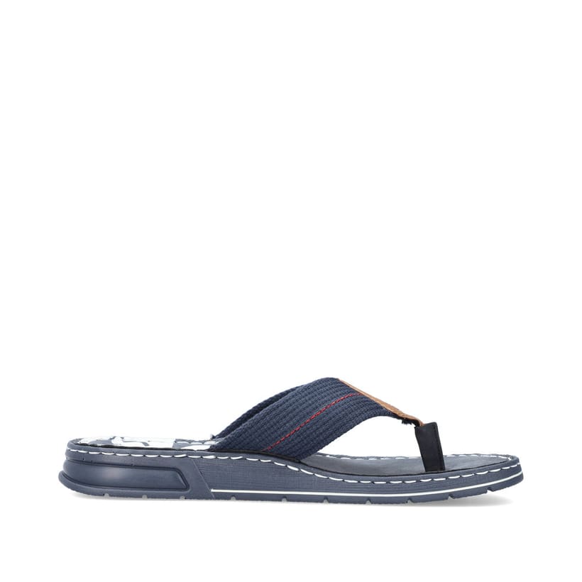 Rieker Artikelnummer 21280-14 Rieker Herren Zehentrenner marineblau-braun Wochenangebot
