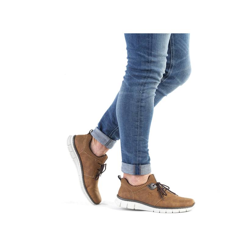 Rieker Artikelnummer B77A6-24 Rieker Herren Slipper zimtbraun Letzte 3 Tage