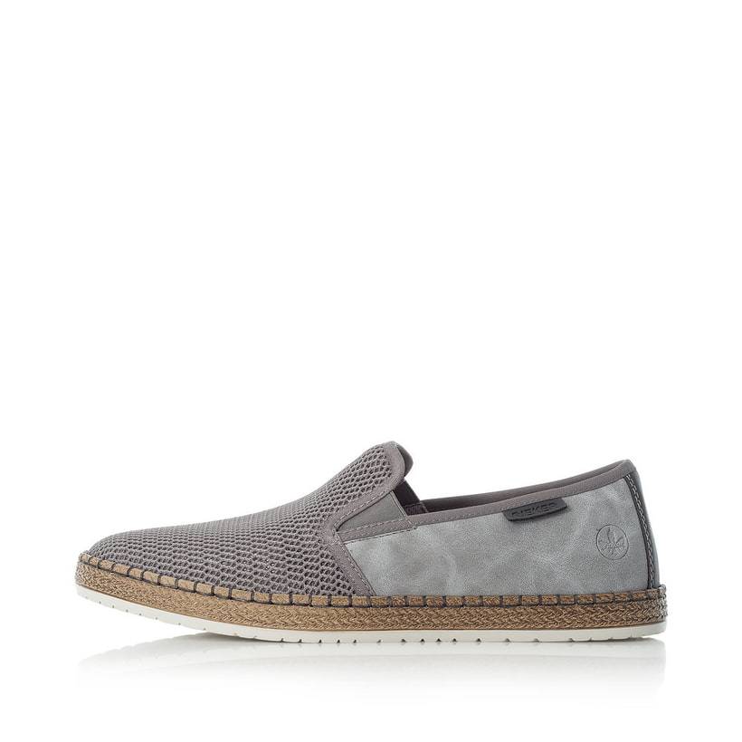 Rieker Artikelnummer B5265-43 Rieker Herren Slipper stahlgrau Neueste Stile