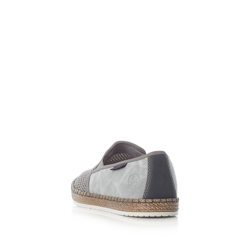 Rieker Artikelnummer B5265-43 Rieker Herren Slipper stahlgrau Neueste Stile