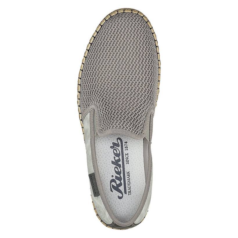 Rieker Artikelnummer B5265-43 Rieker Herren Slipper stahlgrau Neueste Stile