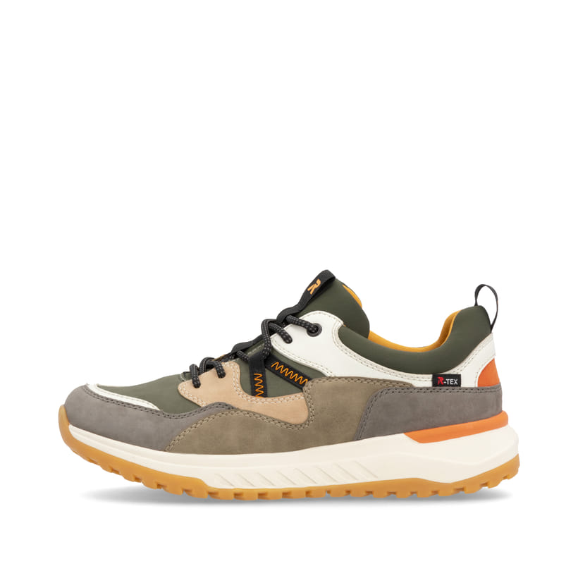 Rieker Artikelnummer U0103-54 Rieker Herren Sneaker Low cremebeige-steingrau