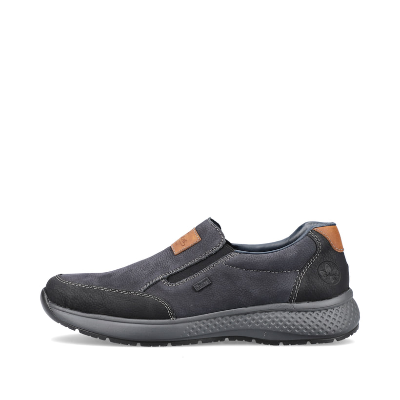 Rieker Artikelnummer B7654-02 Rieker Herren Slipper asphaltschwarz Zeitbegrenzte Promotion