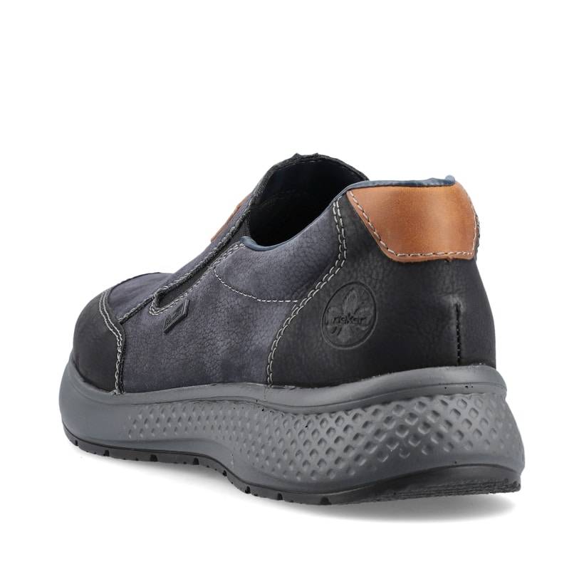 Rieker Artikelnummer B7654-02 Rieker Herren Slipper asphaltschwarz Zeitbegrenzte Promotion