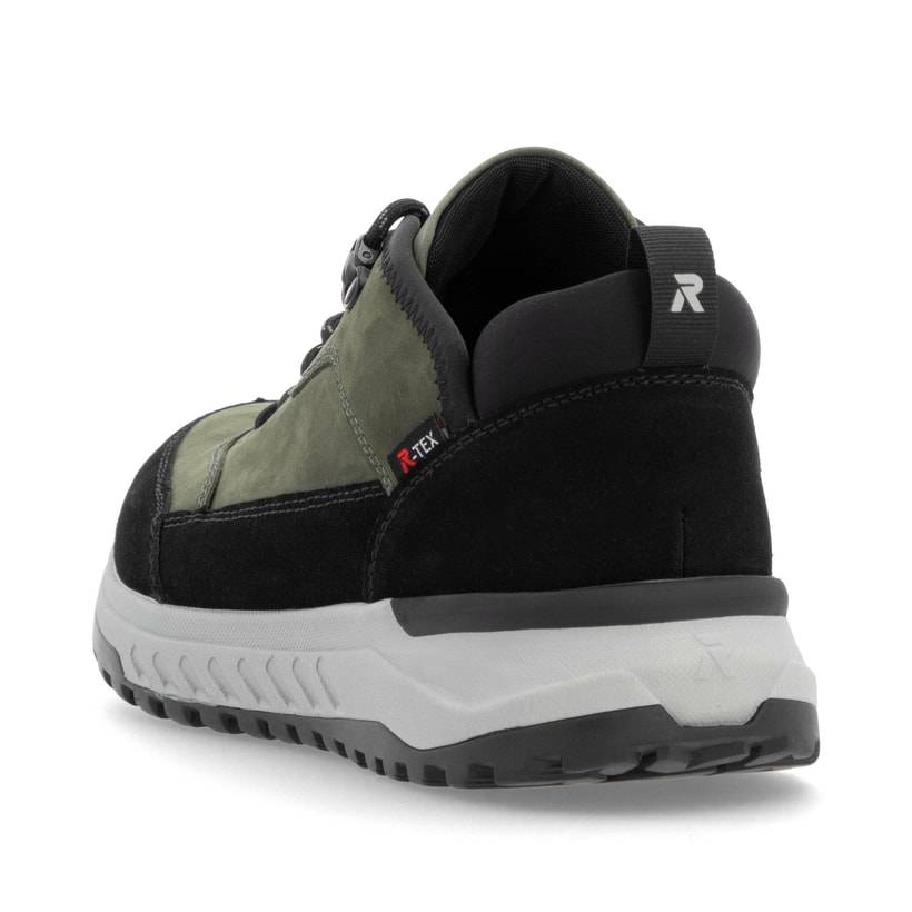 Rieker Artikelnummer U0102-54 Rieker Herren Sneaker Low khaki-schwarz Bis zu 50% Rabatt