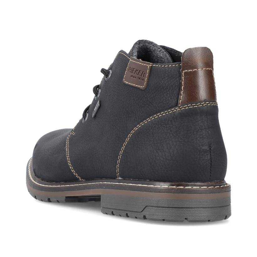 Rieker Artikelnummer 13739-00 Rieker Herren Schnürschuhe asphaltschwarz Bis zu 60% Rabatt