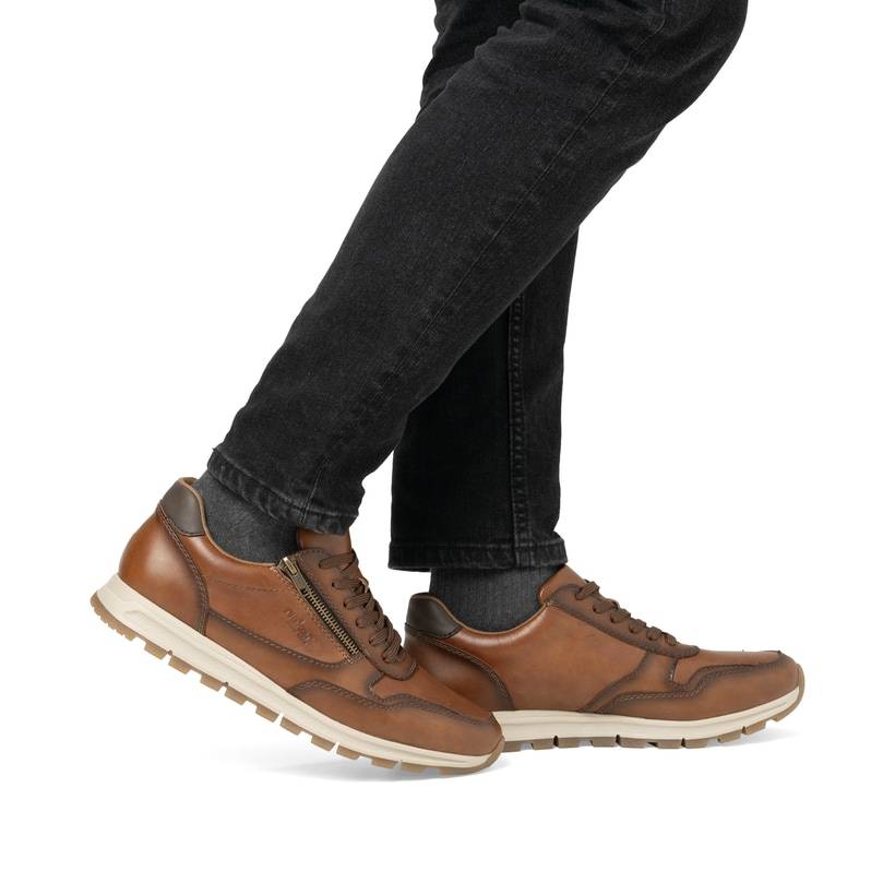 Rieker Artikelnummer B0504-24 Rieker Herren Sneaker Low holzbraun Nur für heute