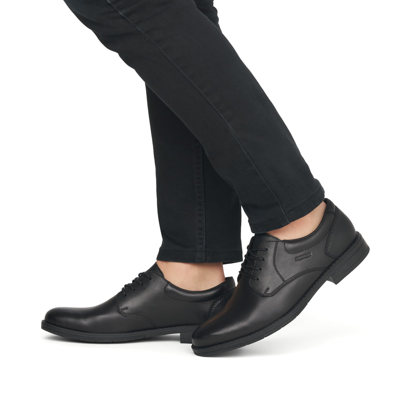 Rieker Artikelnummer 10304-00 Rieker Herren Schnürschuhe mitternachtsschwarz Sonderangebot der Fabrik