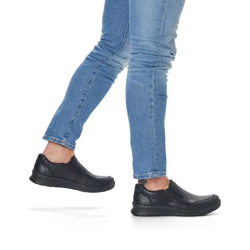 Rieker Artikelnummer 14850-01 Rieker Herren Slipper mattschwarz Discount Store für neue Produkte