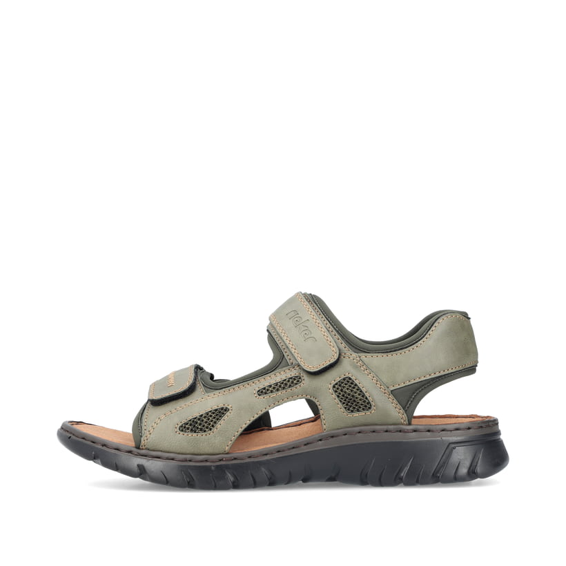Rieker Artikelnummer 26761-54 Rieker Herren Trekkingsandalen grüngrau