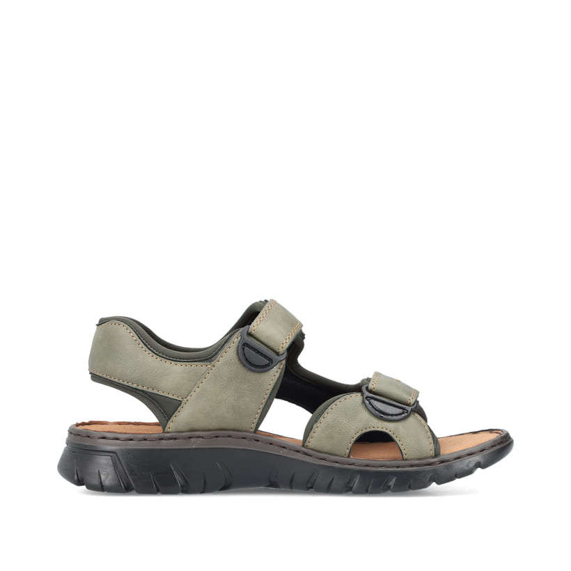 Rieker Artikelnummer 26761-54 Rieker Herren Trekkingsandalen grüngrau Clearance-Verkauf