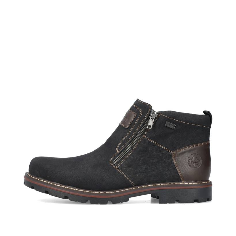 Rieker Artikelnummer 37770-00 Rieker Herren Kurzstiefel graphitschwarz