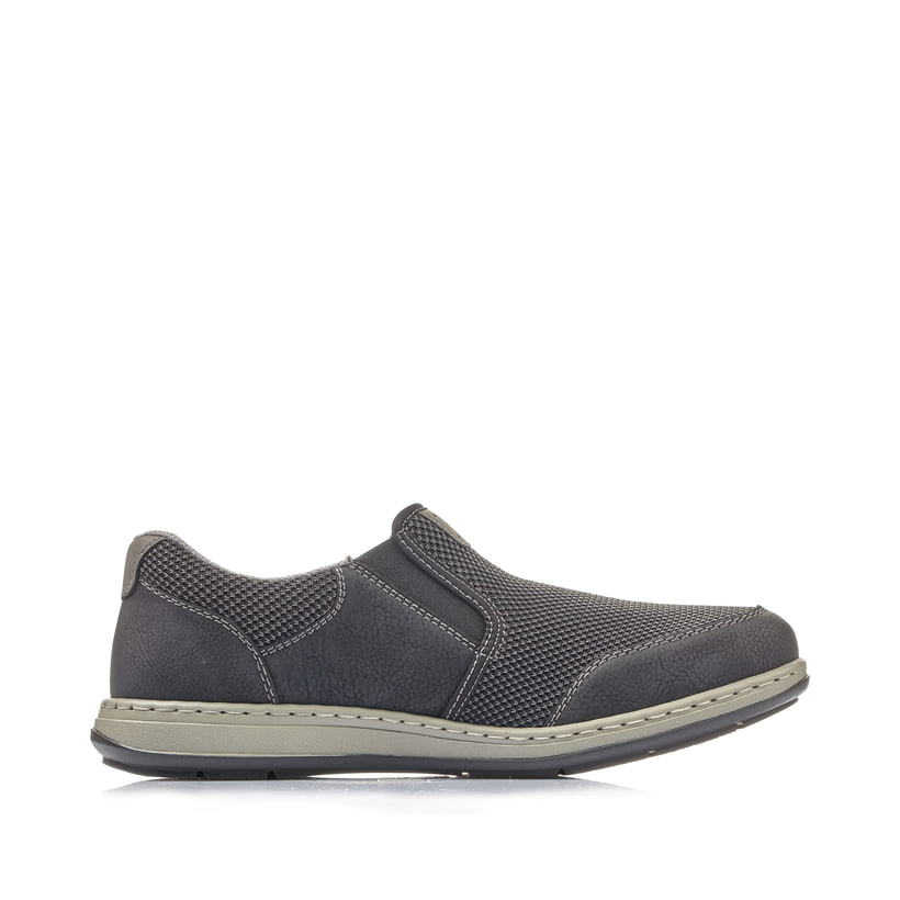 Rieker Artikelnummer 17363-00 Rieker Herren Slipper graphitschwarz zollfrei