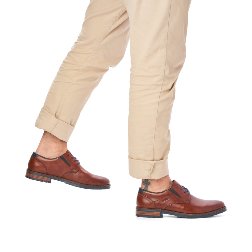 Rieker Artikelnummer 14621-24 Rieker Herren Schnürschuhe nougatbraun Online