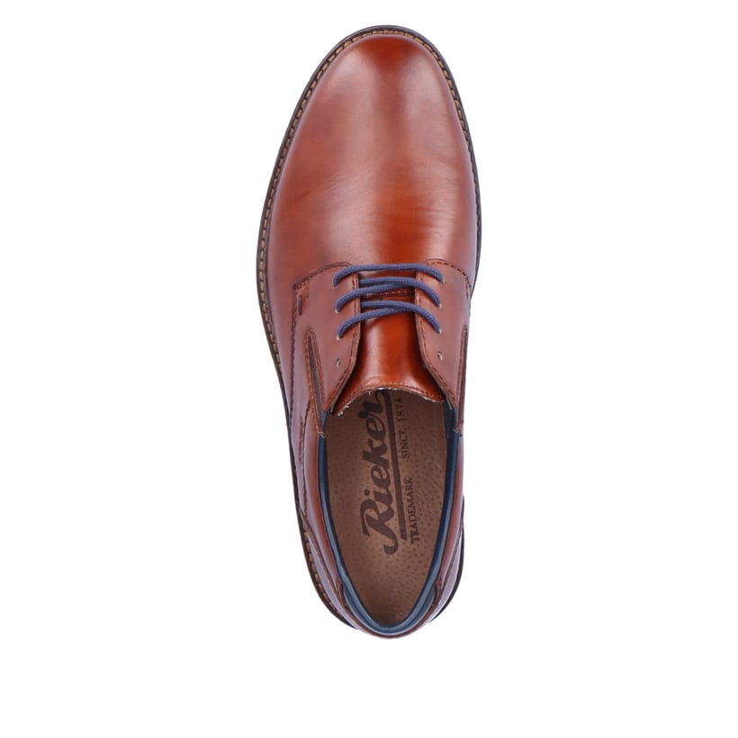 Rieker Artikelnummer 14621-24 Rieker Herren Schnürschuhe nougatbraun Online