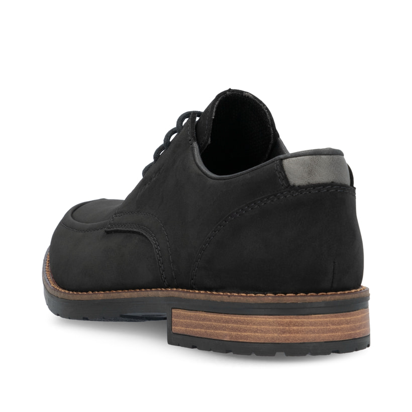 Rieker Artikelnummer 14608-00 Rieker Herren Schnürschuhe tiefschwarz Outlet